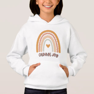 Moletom com Capuz para Crianças – Boho Arco-Íris “