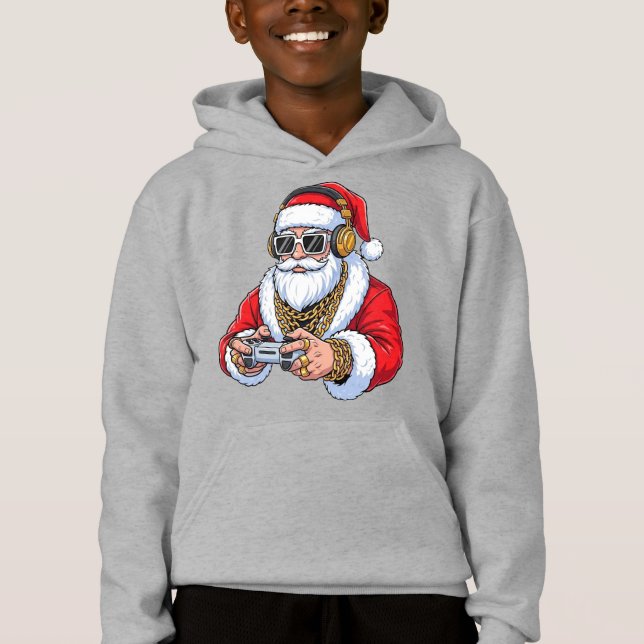 Moletom com Capuz para Crianças de Natal (Frente)