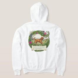 Moletom com capuz personalizável para passeador de