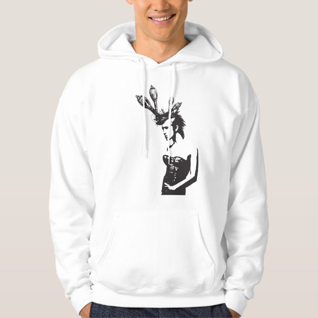 Moletom com Capuz Plena Punk Puerto Rican Art Masc (Frente)