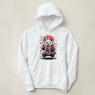Moletom com Capuz Samurai Panda Urso Adulto