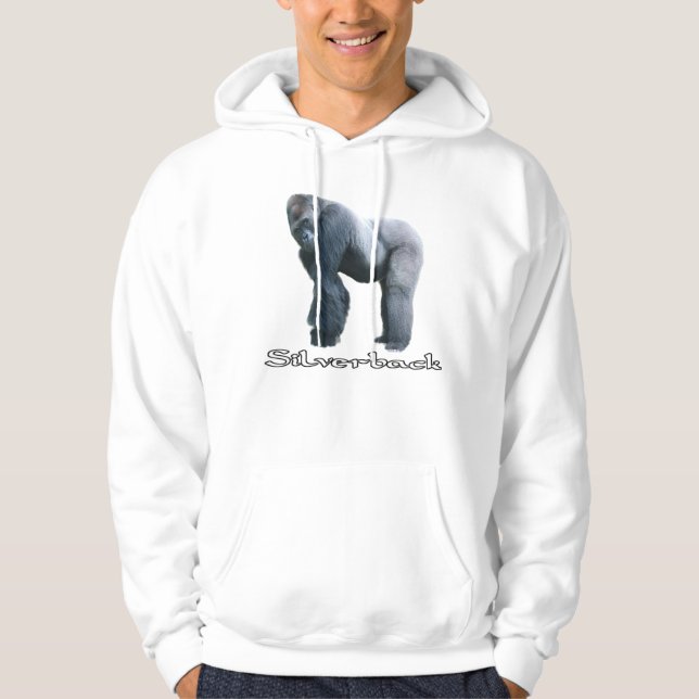Moletom com Capuz Silverback Gorilla (Frente)