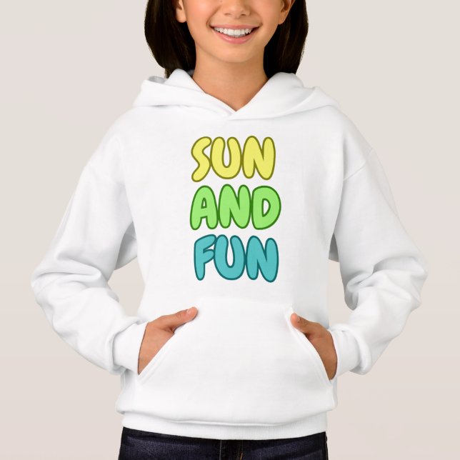 Moletom com Capuz Sun And Fun Kids (Frente)