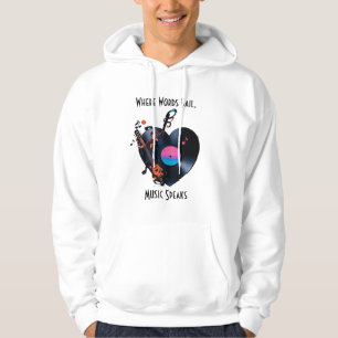 Moletom com Citação Inspiradora para Amantes de Mú