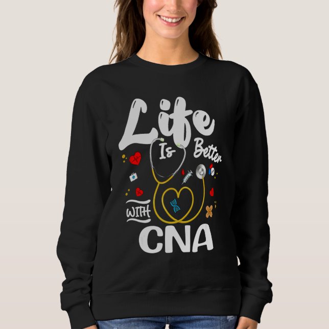 Moletom Com Cna Para Enfermagem Cna (Frente)