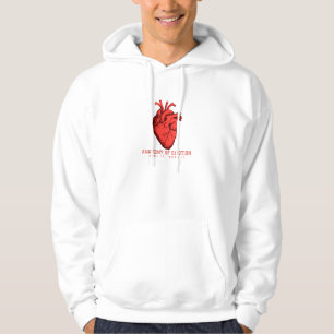 Moletom com Coração Anatômico Vermelho Arte Dark A