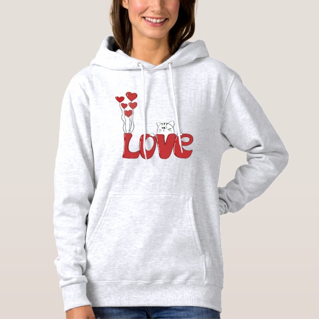Moletom com design de casal tema dia dos namorados (Frente)