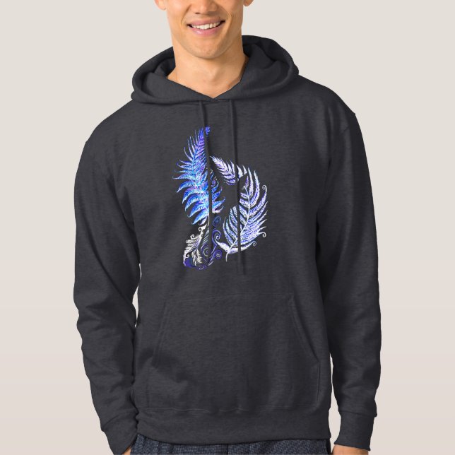 Moletom com Design de Samambaia da Nova Zelândia (Frente)