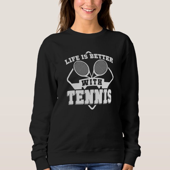 Moletom Com Esportes de Raquete de Ténis (Frente)