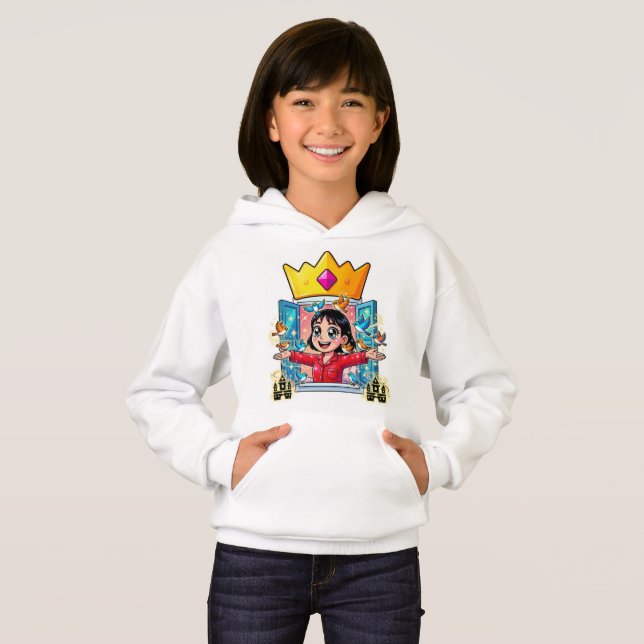 Moletom com Estampa de Princesa  (Frente Completa)