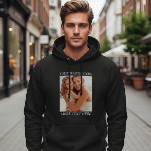 Moletom com Foto Personalizada e Frase Customizada
