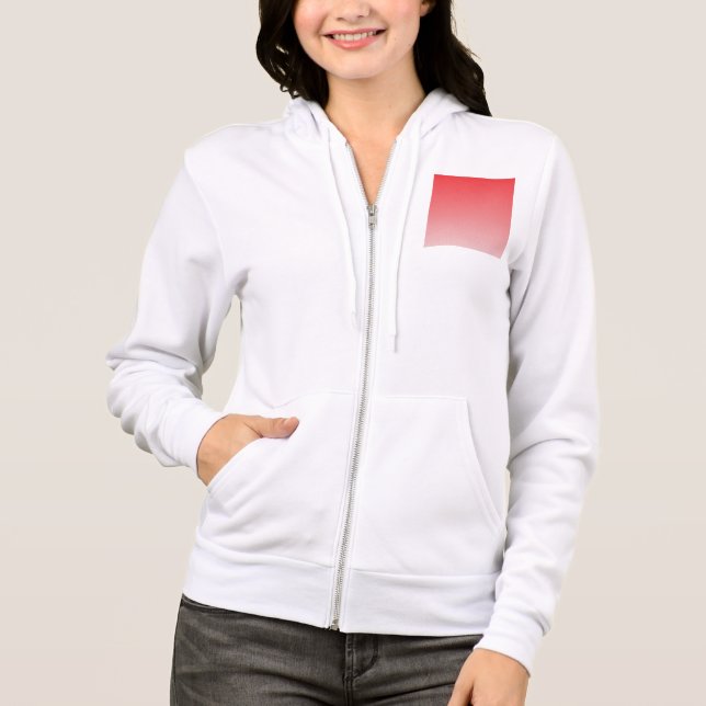 Moletom com Gradiente Vermelho Minimalista | Stree (Frente)