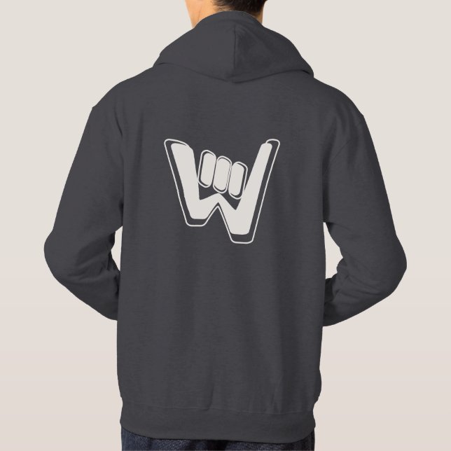 Moletom com Logo Off-White Wave and Walk Essential (Verso)