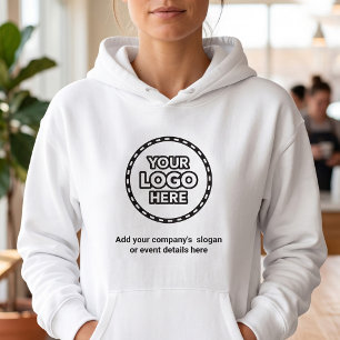 Moletom com Logotipo da Empresa e Slogan ou Detalh