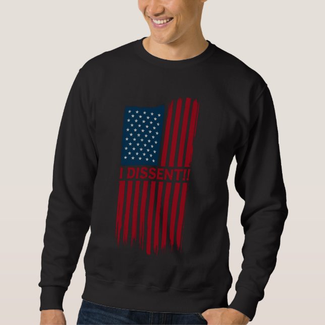 Moletom Com Medo Da Nossa Democracia, Discordo! Fl America (Frente)