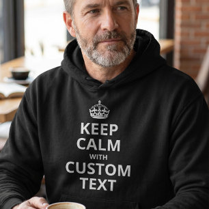 Moletom com Modelo de Citação Personalizada Keep C