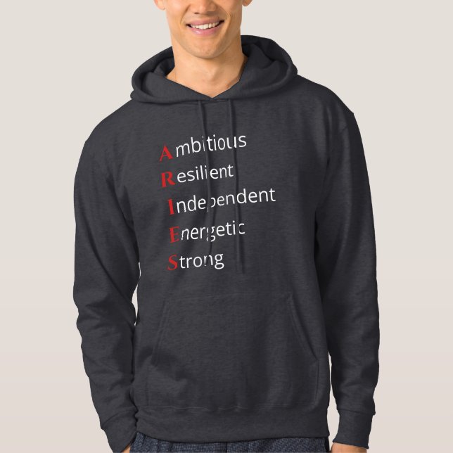 Moletom com Sigla de Áries (Frente)