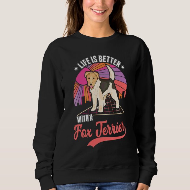 Moletom Com um Fox Terrier (Frente)
