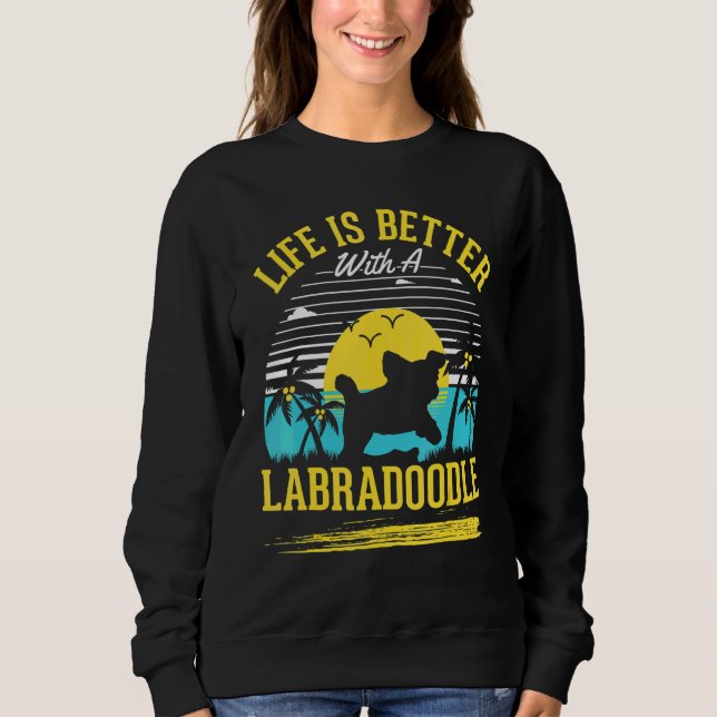 Moletom Com Um Labradoodle (Frente)