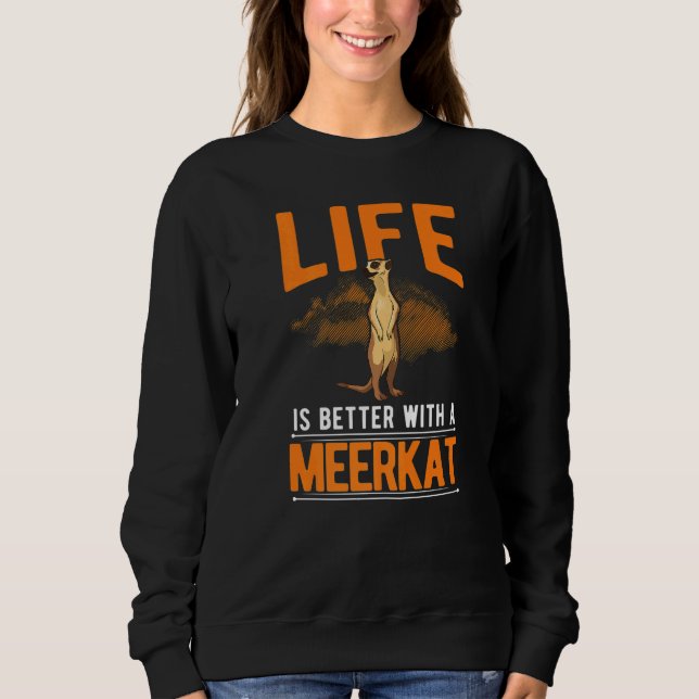 Moletom com um Meerkat (Frente)