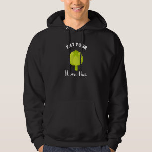 Moletom Coma A Fruta Verde Da Flor Artichoke Ve