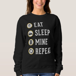 Moletom Coma A Mina De Sono Repetir Criptomoeda Btc T