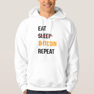 Moletom Coma Bitmoney Repetir Hoodie - Engraçado Crypto Ho