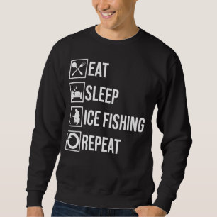 Moletom Coma De Dormir Pesca De Gelo Repete Fisher Hobby F
