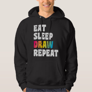 Moletom Coma Desenhar do Sono Repete Arte Engraçado Criado