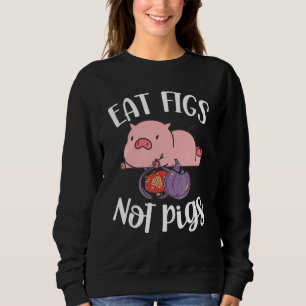 Moletom Coma Figos Não Suínos Vegetariano Ir Vegan Veganis