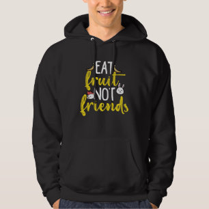 Moletom COMA FRUTA NÃO AMIGOS Vegano Vegetariano Proteja o