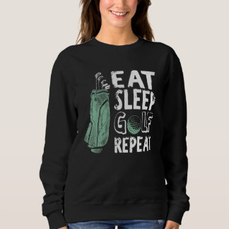 Moletom Coma Golf De Sono Repita Golfer Golfer Outfi Vinta