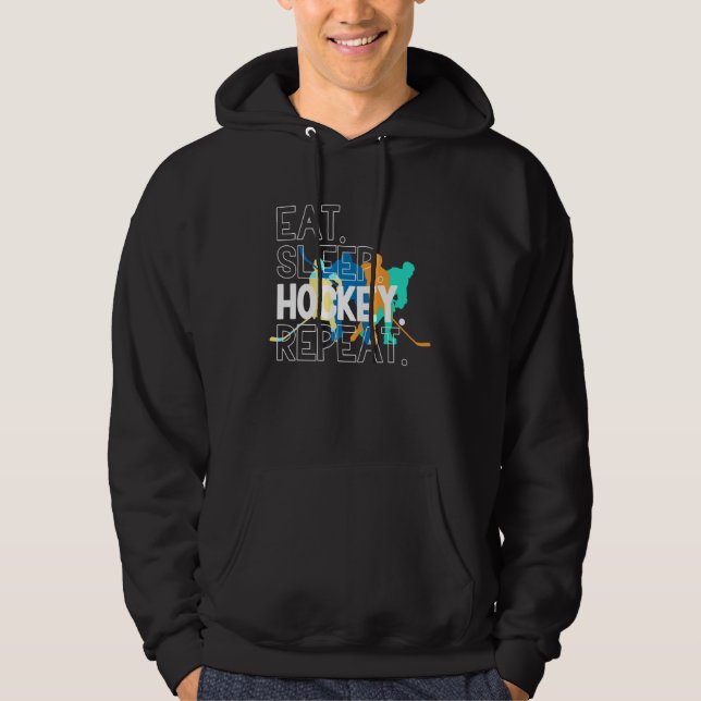Moletom Coma Hockey com Sono Repete Hockey (Frente)