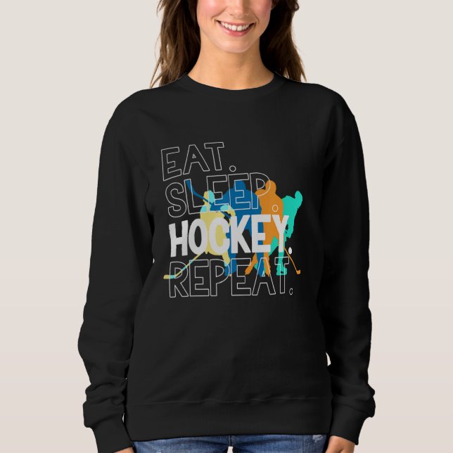Moletom Coma Hockey com Sono Repete Hockey (Frente)