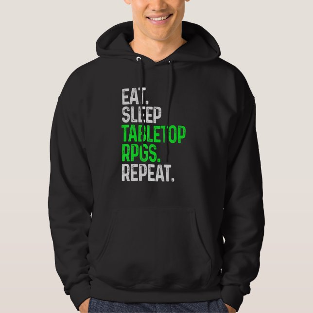 Moletom Coma O Tabletop Do Sleep Repete Os Jogos Tabletop (Frente)