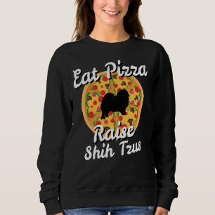 Moletom Coma Pizza Raise Shih Tzu Dogs Puppy