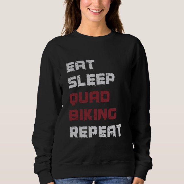 Moletom Coma Quad Biking Repetit. Quad Riding ATV Quatro (Frente)