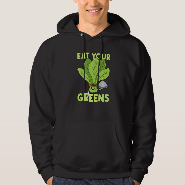 Moletom Coma Seu Verde Kale Spinach (Frente)
