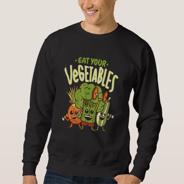 Moletom Coma Seus Legumes Vegano   Vegetariano Legume   (Frente)