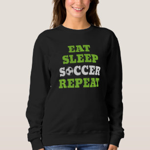 Moletom Coma Sleep Soccer Repetir Jogo Esporte Jogo Treina