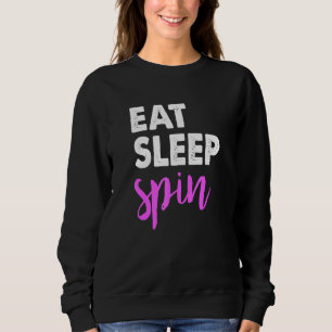 Moletom Coma Sleep Spin Gym Sayings Spinning Classe Workou
