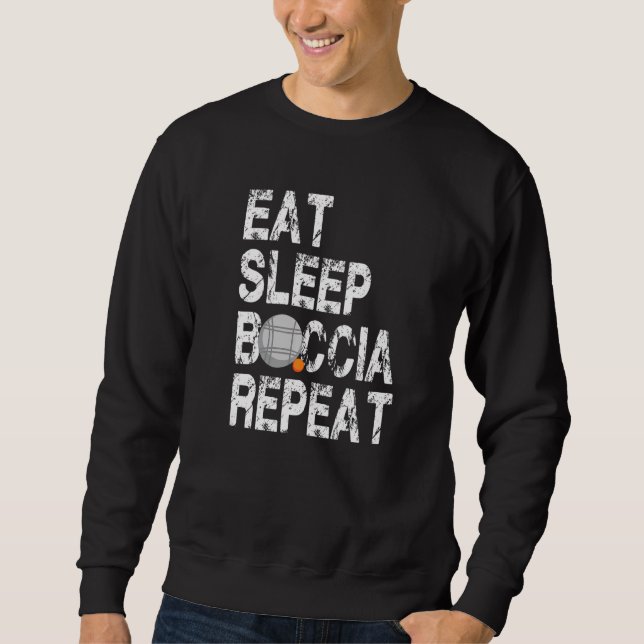 Moletom Coma Sonho Boccia Repita para Jogadores de Boccia (Frente)