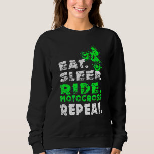 Moletom Coma sono Ride Motocross Repetir Dieta