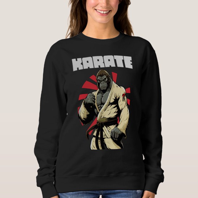 Moletom Combat Sports Karate Gorilla  1 (Frente)