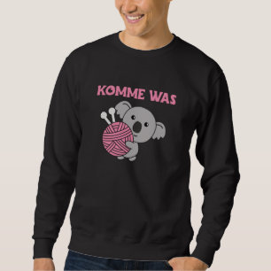 Moletom Come On What Wool Knit Cute Koala With Wool