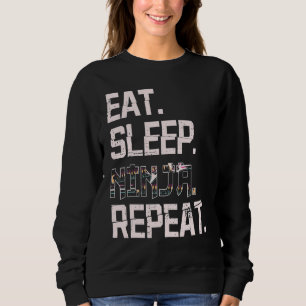 Moletom Come Sleep Ninja Repete Japão Shinobi Para Ventila