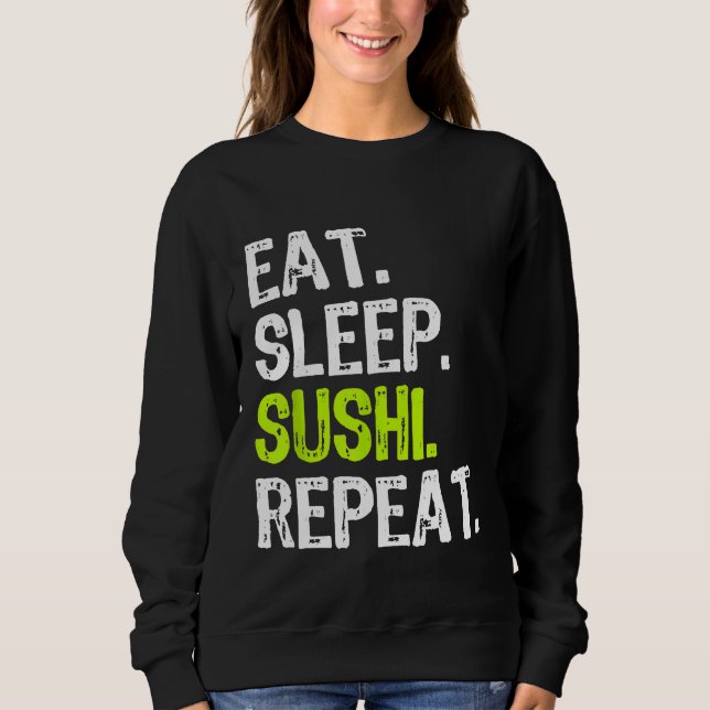 Moletom Come Sleep Sushi Repete Chef (Frente)