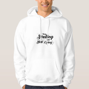 Moletom Comece a viver - Hoodie Motivation Quote