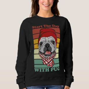 Moletom Comece O Dia Com Pug Classic T-Shirt 282