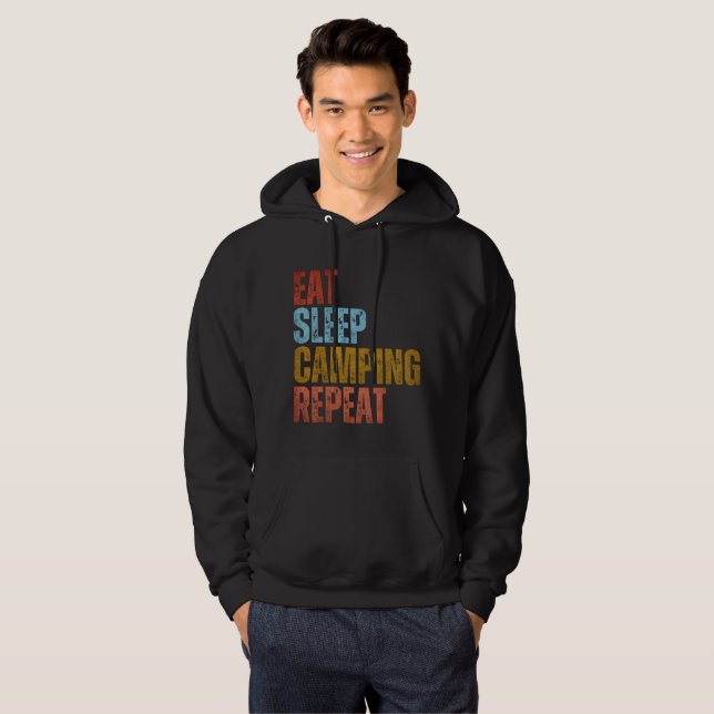 MOLETOM COMER DORMIR ACAMPAR REPETIR (Frente Completa)